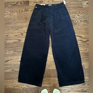 NWT citizens of humanity Cara trouser in navy cordoroy